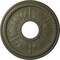 Ekena Millwork Tirana Ceiling Medallion (Canopies up to 4 3/4"), 13 7/8"OD x 3 3/4"ID x 1 1/4"P, Painted Turtle CM13TIPTF - alternate 1